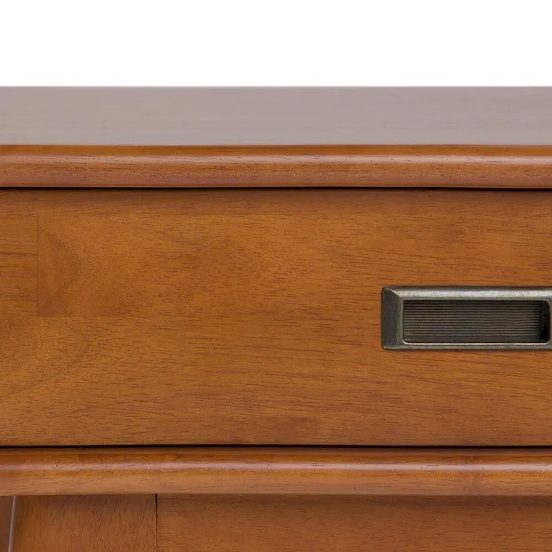 WYNDENHALL Tierney, tavolo occasionale rettangolare moderno di metà secolo, in LEGNO MASSELLO, larghezza 56 cm - 56 L x 51 P x 56 A cm