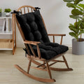 Sweet Home Collection Set di 2 cuscini antiscivolo in velluto a costine per sedia a dondolo