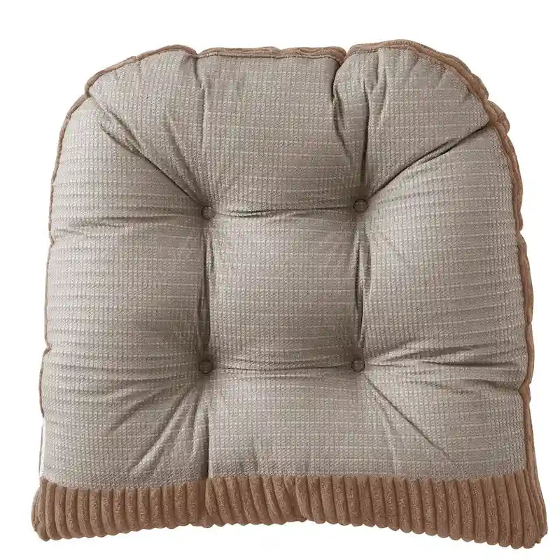 Sweet Home Collection Set di 2 cuscini antiscivolo in velluto a costine per sedia a dondolo