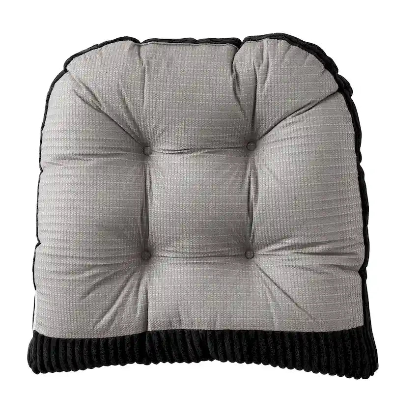 Sweet Home Collection Set di 2 cuscini antiscivolo in velluto a costine per sedia a dondolo