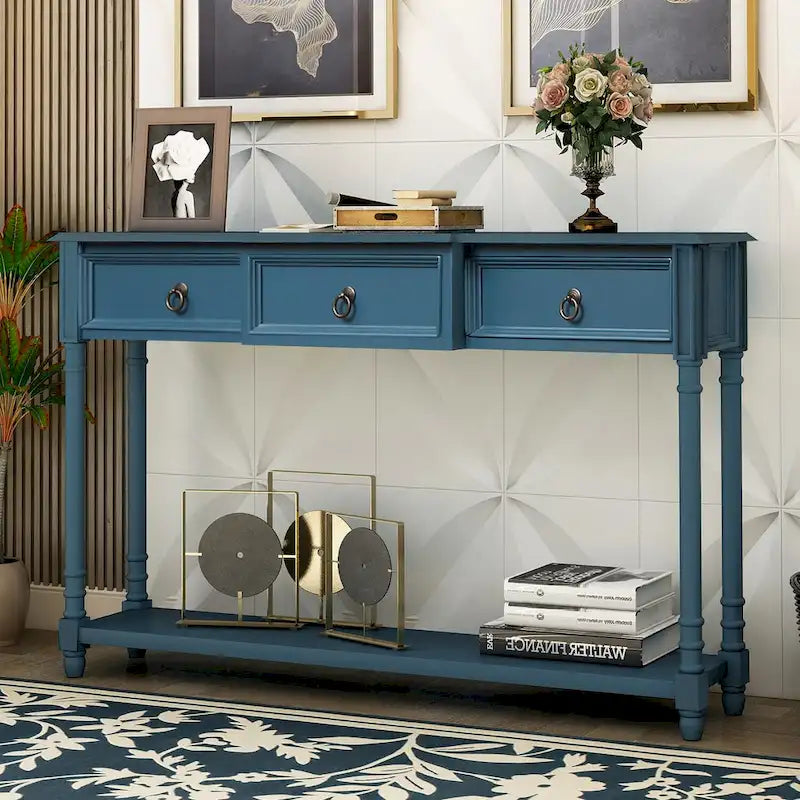 Table basse moderne avec tiroirs