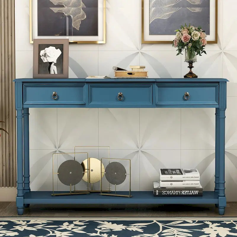 Table basse moderne avec tiroirs