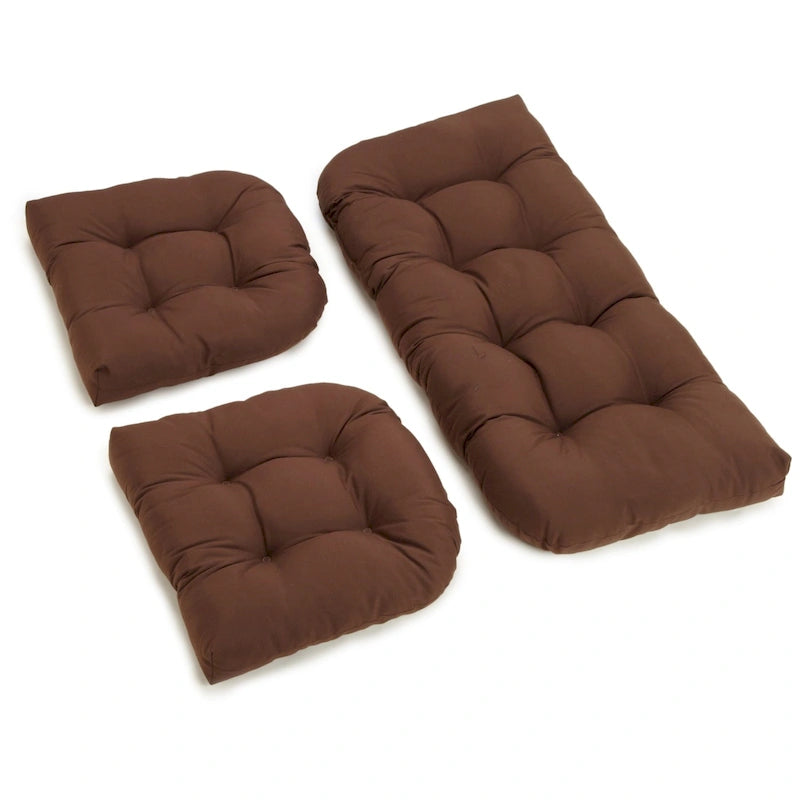 Set cuscini a 3 pezzi in twill per divano da interni