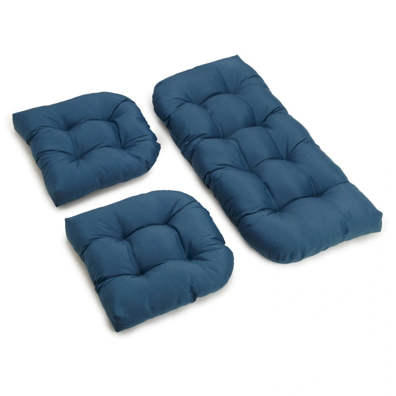 Set cuscini a 3 pezzi in twill per divano da interni