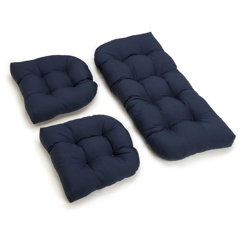 Set cuscini a 3 pezzi in twill per divano da interni