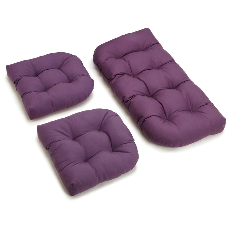Set cuscini a 3 pezzi in twill per divano da interni
