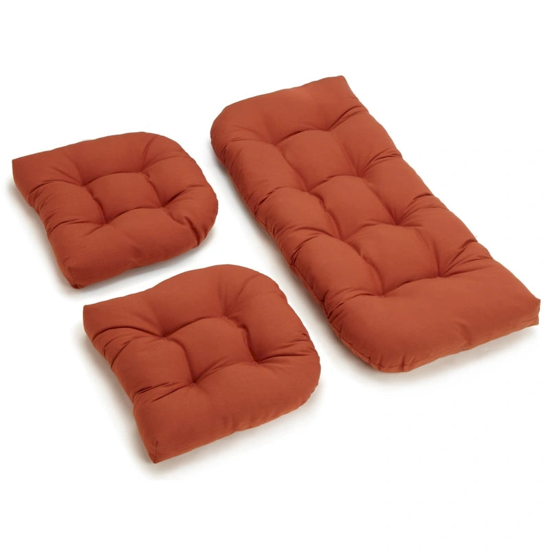 Set cuscini a 3 pezzi in twill per divano da interni