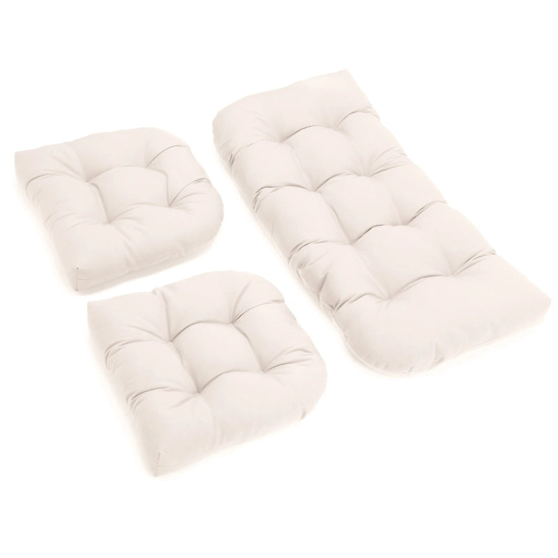Set cuscini a 3 pezzi in twill per divano da interni