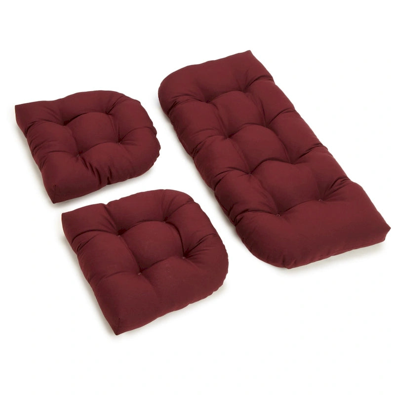 Set cuscini a 3 pezzi in twill per divano da interni
