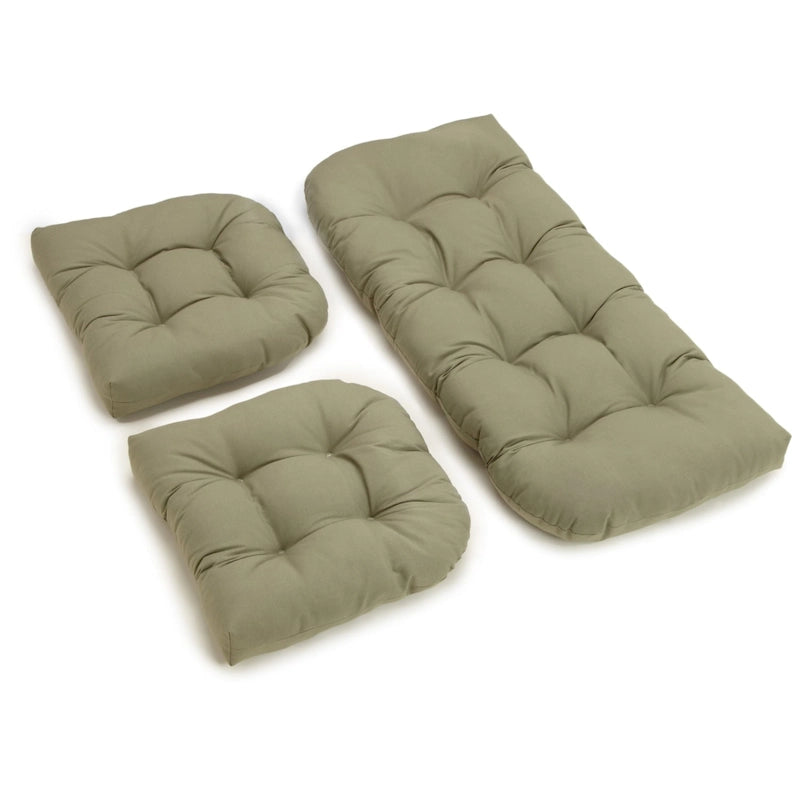 Set cuscini a 3 pezzi in twill per divano da interni