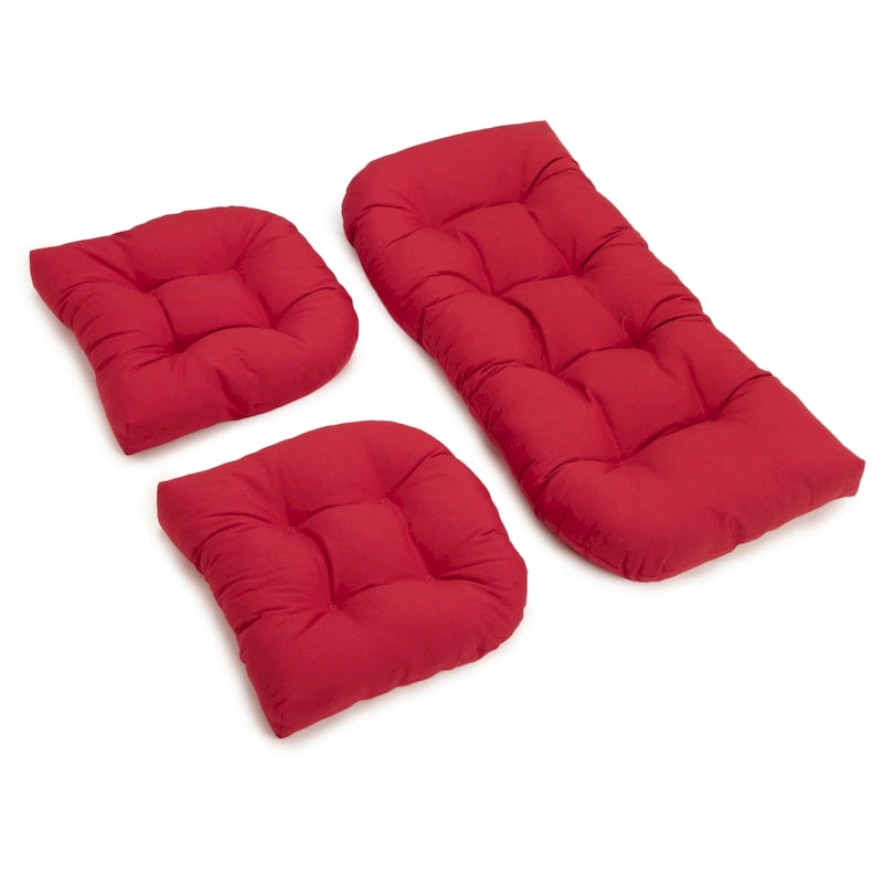 Set cuscini a 3 pezzi in twill per divano da interni