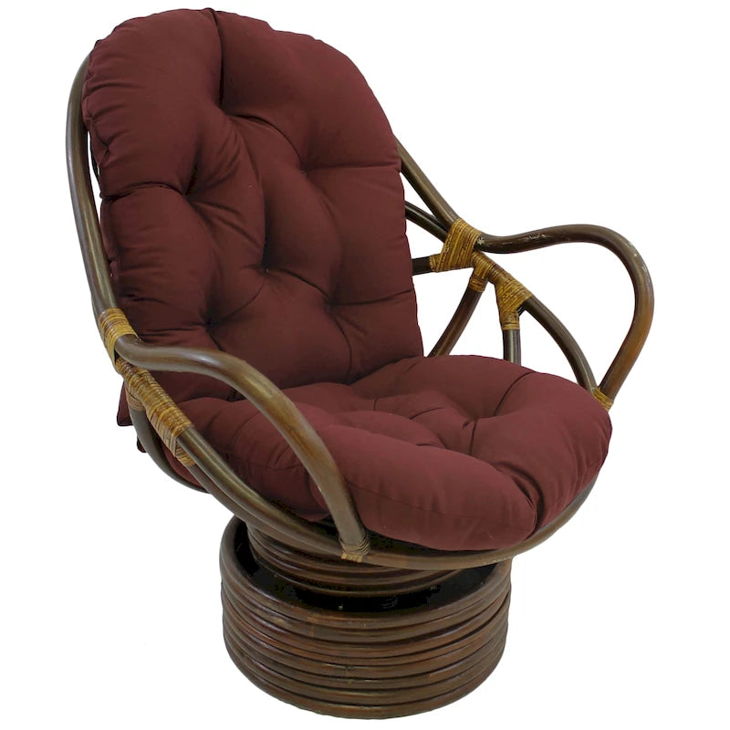 Coussin de dossier/d'assise de fauteuil à bascule en sergé d'intérieur de 48 po sur 24 po (coussin seulement) - 48 x 24