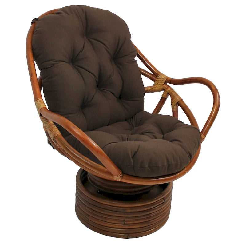 Coussin de dossier/d'assise de fauteuil à bascule en sergé d'intérieur de 48 po sur 24 po (coussin seulement) - 48 x 24