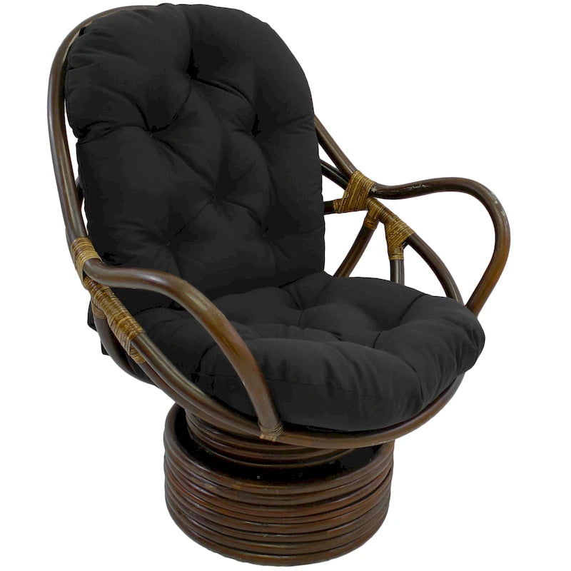 Coussin de dossier/d'assise de fauteuil à bascule en sergé d'intérieur de 48 po sur 24 po (coussin seulement) - 48 x 24
