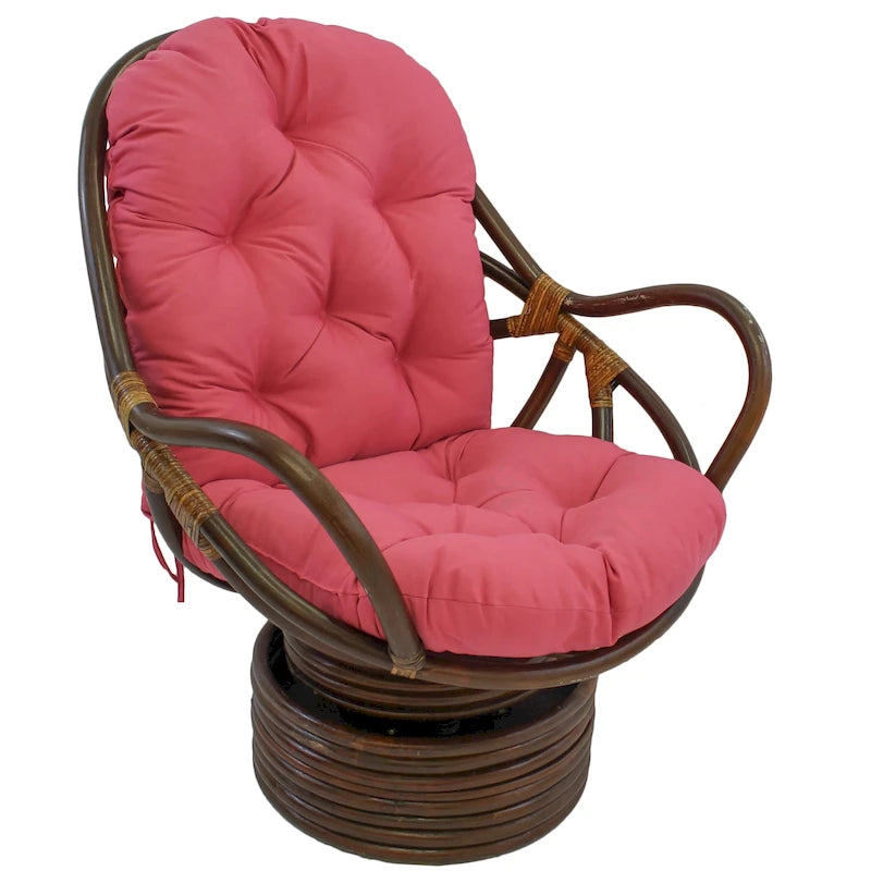 Coussin de dossier/d'assise de fauteuil à bascule en sergé d'intérieur de 48 po sur 24 po (coussin seulement) - 48 x 24
