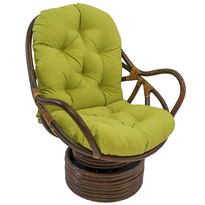 Coussin de dossier/d'assise de fauteuil à bascule en sergé d'intérieur de 48 po sur 24 po (coussin seulement) - 48 x 24