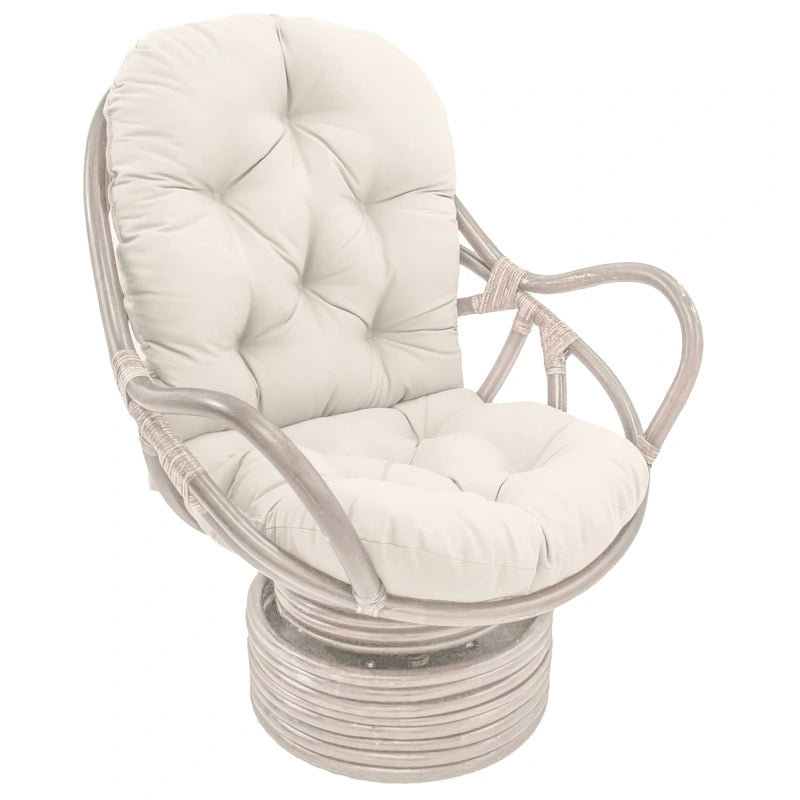 Coussin de dossier/d'assise de fauteuil à bascule en sergé d'intérieur de 48 po sur 24 po (coussin seulement) - 48 x 24