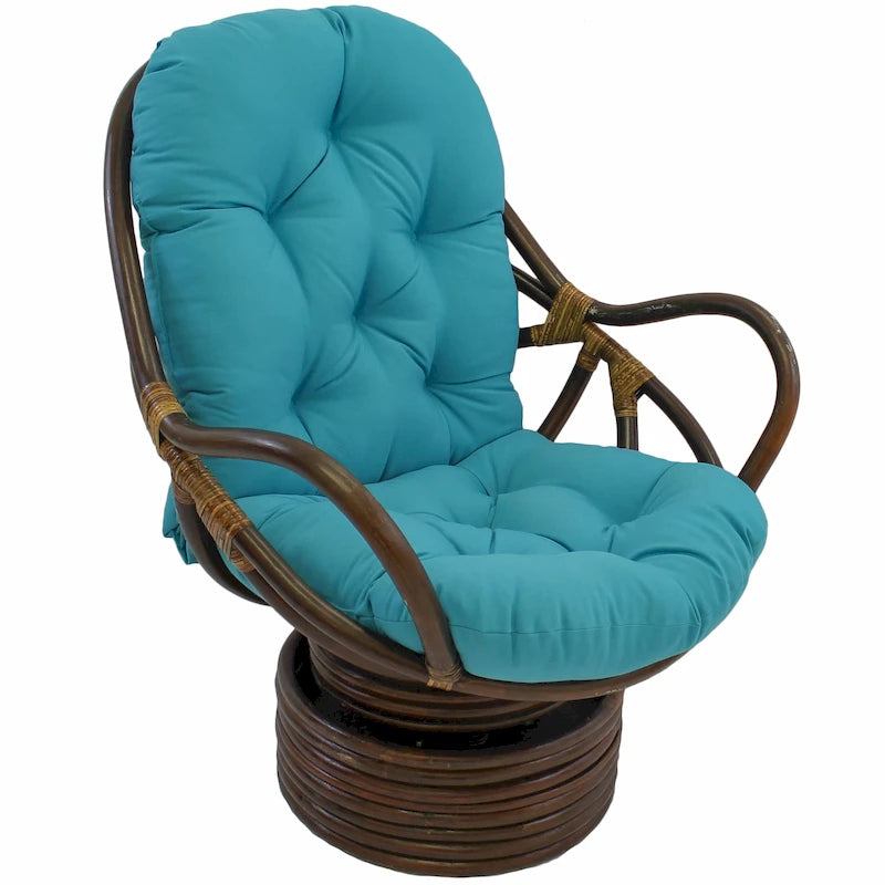 Coussin de dossier/d'assise de fauteuil à bascule en sergé d'intérieur de 48 po sur 24 po (coussin seulement) - 48 x 24