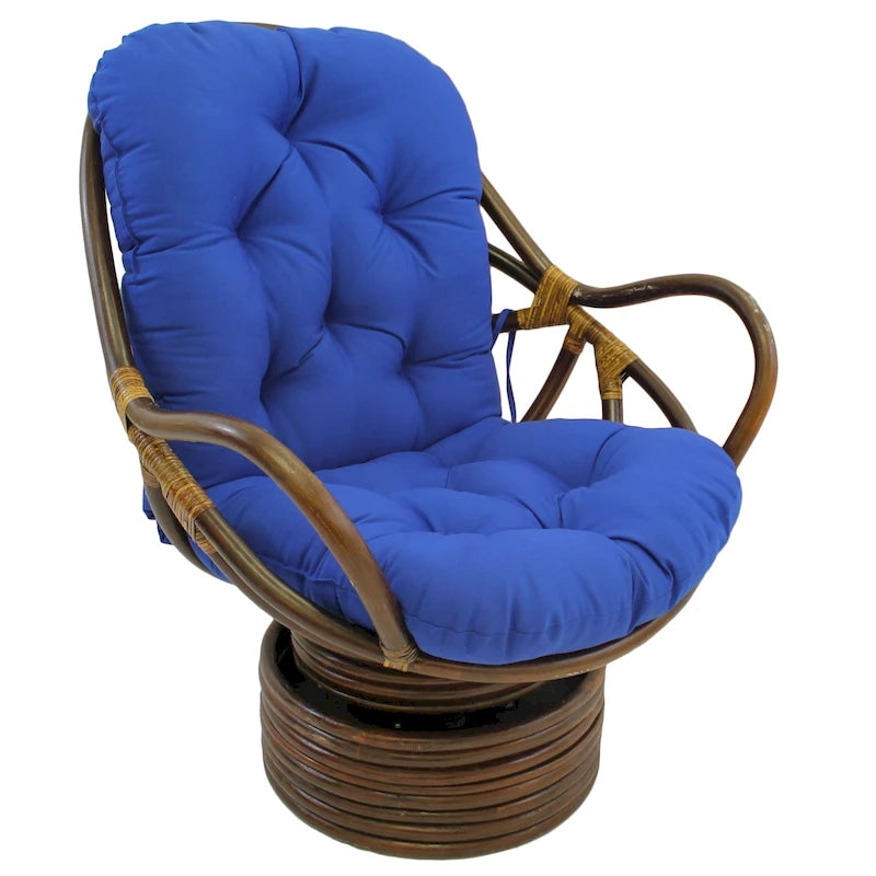 Coussin de dossier/d'assise de fauteuil à bascule en sergé d'intérieur de 48 po sur 24 po (coussin seulement) - 48 x 24