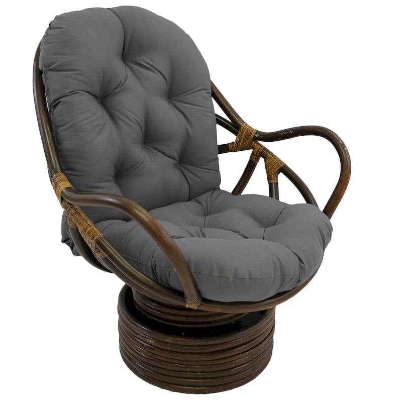Coussin de dossier/d'assise de fauteuil à bascule en sergé d'intérieur de 48 po sur 24 po (coussin seulement) - 48 x 24