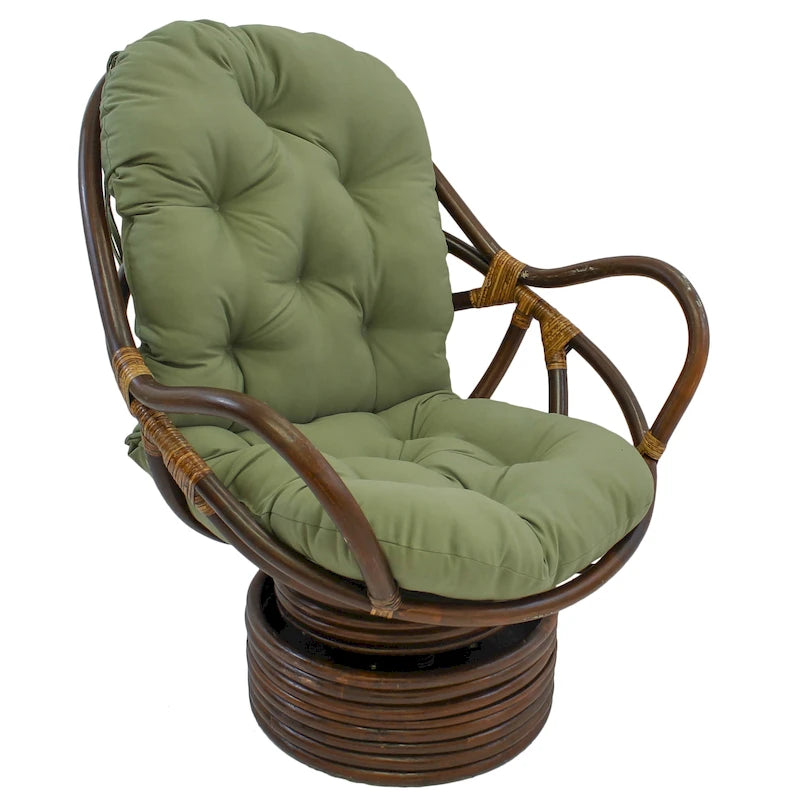Coussin de dossier/d'assise de fauteuil à bascule en sergé d'intérieur de 48 po sur 24 po (coussin seulement) - 48 x 24