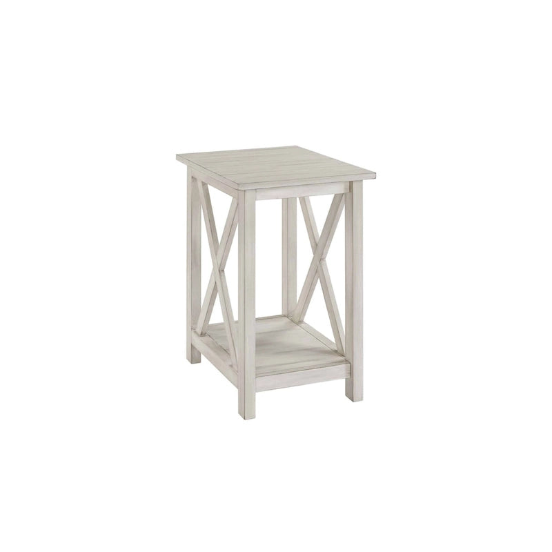 Tavolino in legno bianco antico Jamestown