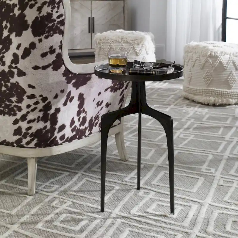 Tavolino d'appoggio Uttermost Kenna bronzo