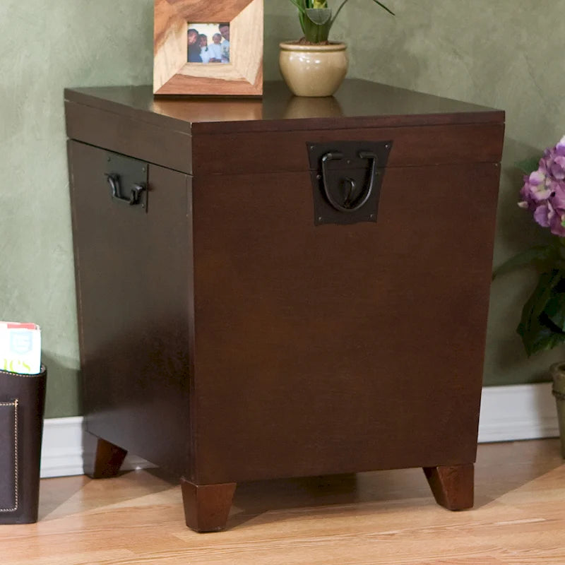 SEI Furniture Liatris Tavolino da Divano a Baule Espresso