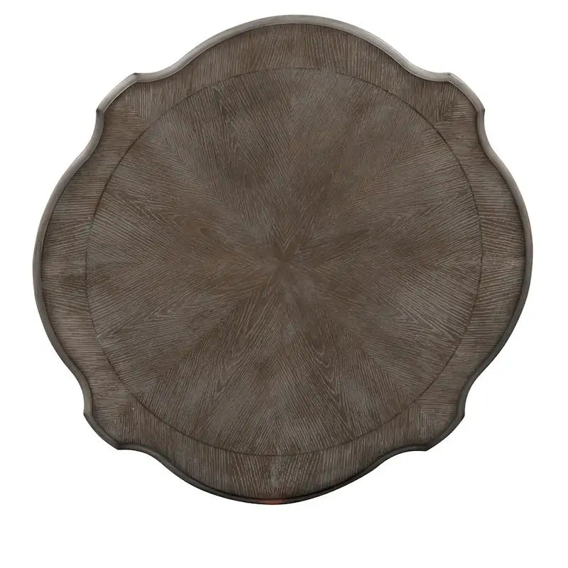 Table basse ronde blanche antique Magnolia Manor