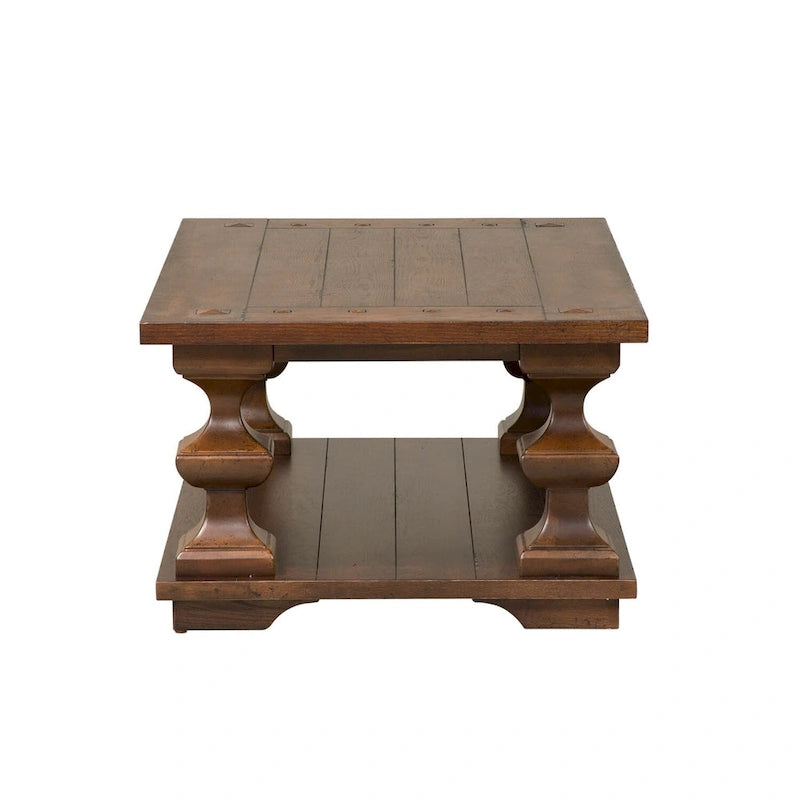 Tavolino da salotto Sedona Kona Brown con ripiano spesso in rovere