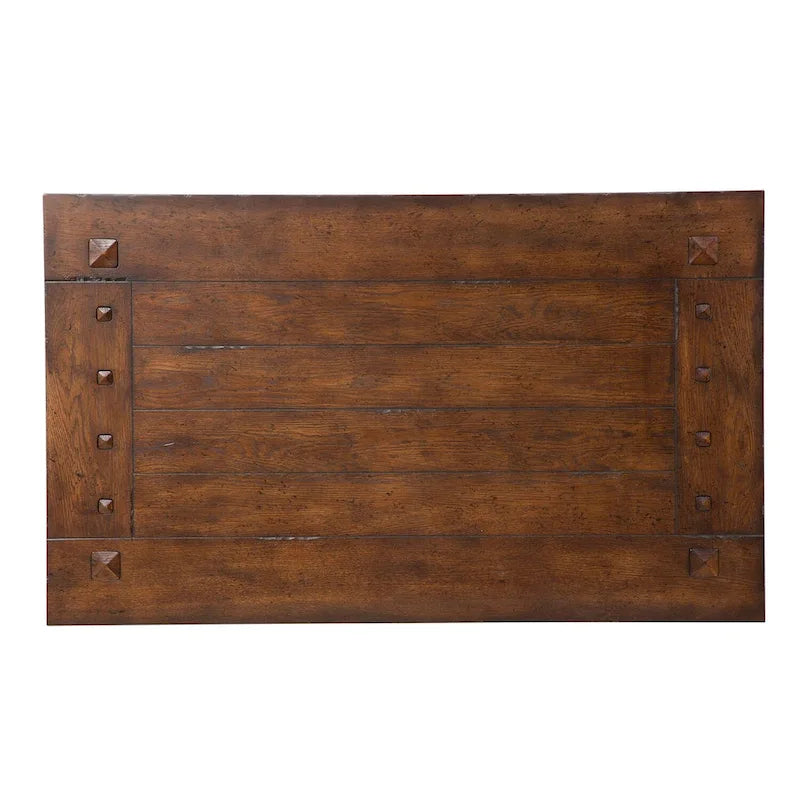 Tavolino da salotto Sedona Kona Brown con ripiano spesso in rovere