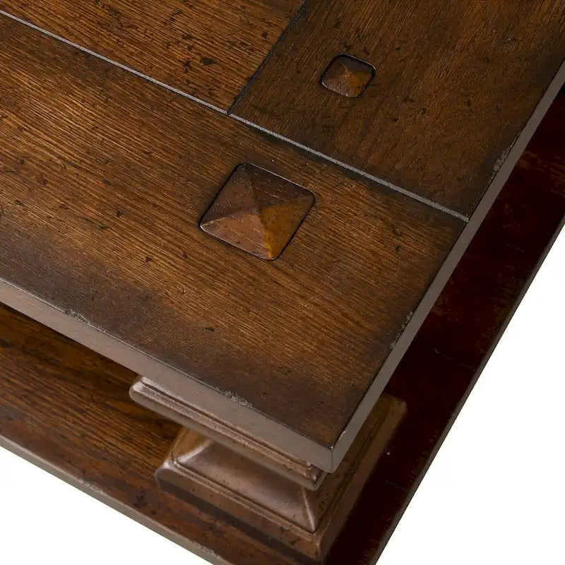 Tavolino da salotto Sedona Kona Brown con ripiano spesso in rovere