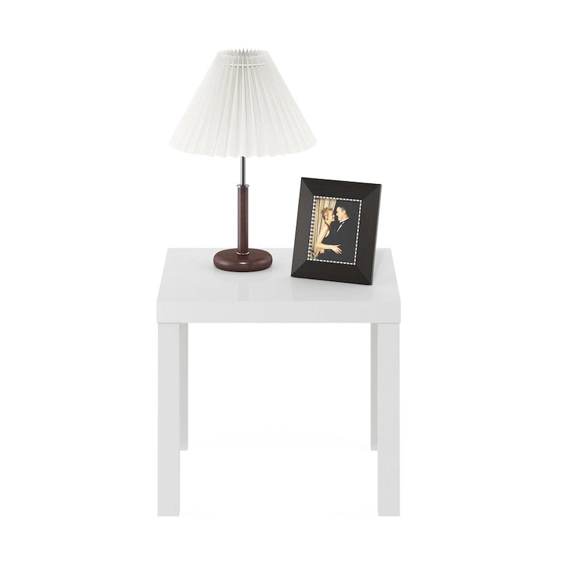 Furinno Classic Homey Tavolino Quadrato, Nero