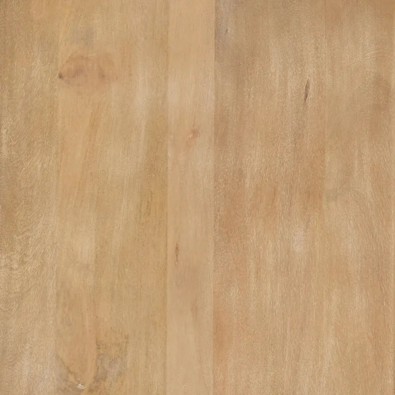 Tavolino da caffè rotondo Terra con scanalature in legno marrone scuro 48L x 48W x 15H
