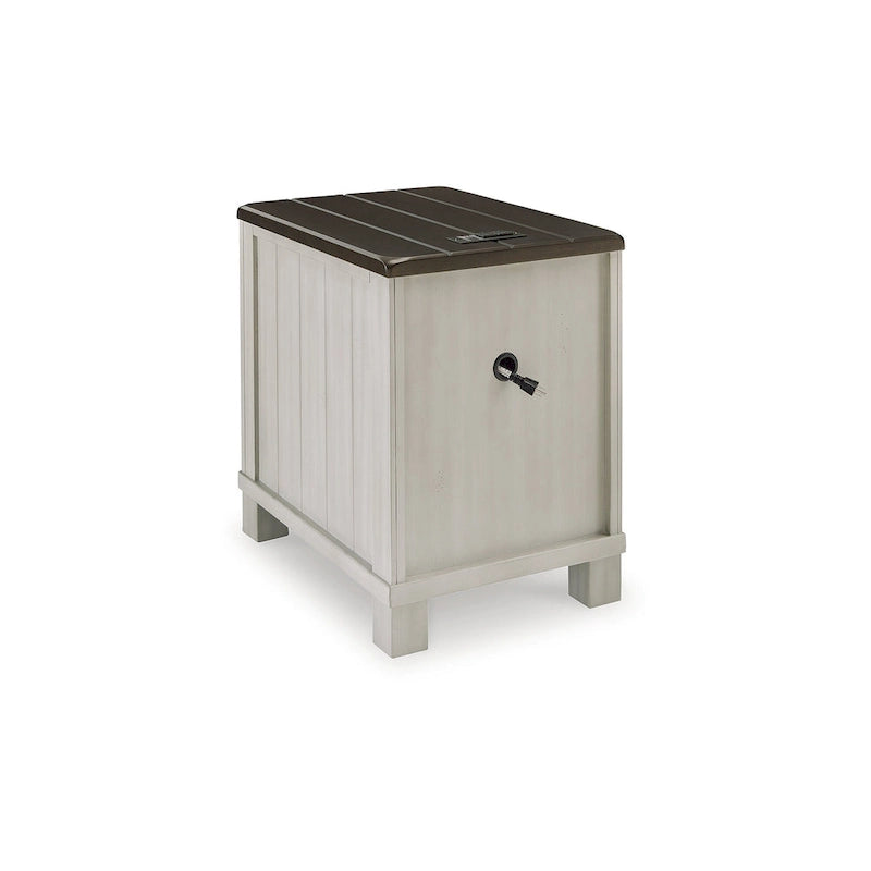 Signature Design by Ashley Darborn Tavolino d'appoggio grigio/marrone - 17,75 L x 24 P x 24 A