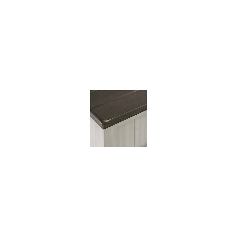 Signature Design by Ashley Darborn Tavolino d'appoggio grigio/marrone - 17,75 L x 24 P x 24 A