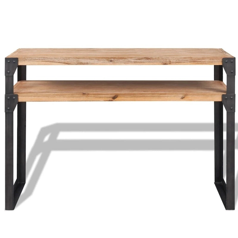 vidaXL Consolle Legno massello di acacia 120x40x85 cm