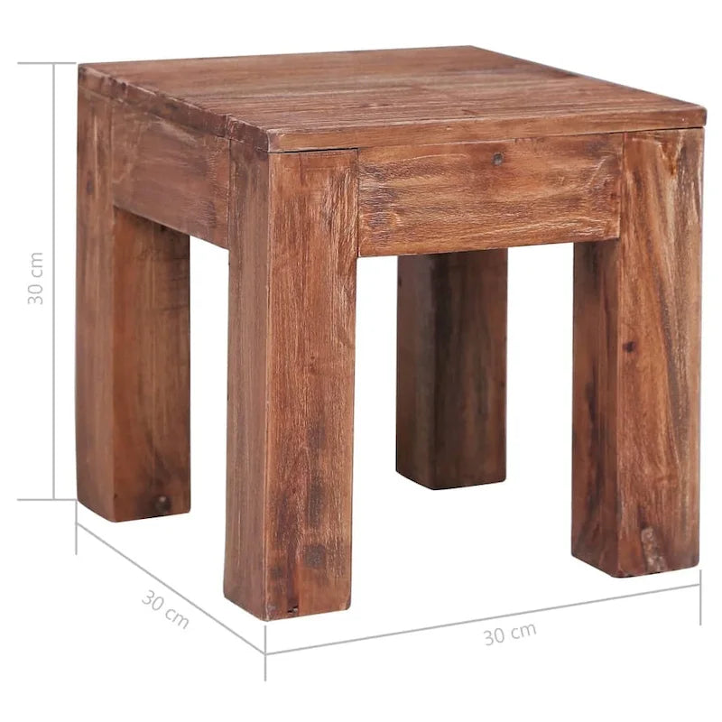 vidaXL Table basse en bois massif recyclé