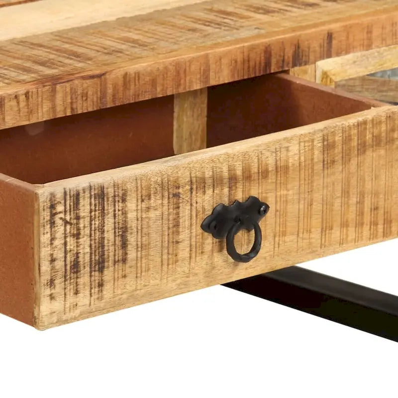 vidaXL Tavolino da Caffè 110x50x38 cm Legno Massello di Mango