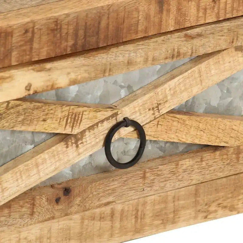 vidaXL Tavolino da Caffè 110x50x38 cm Legno Massello di Mango