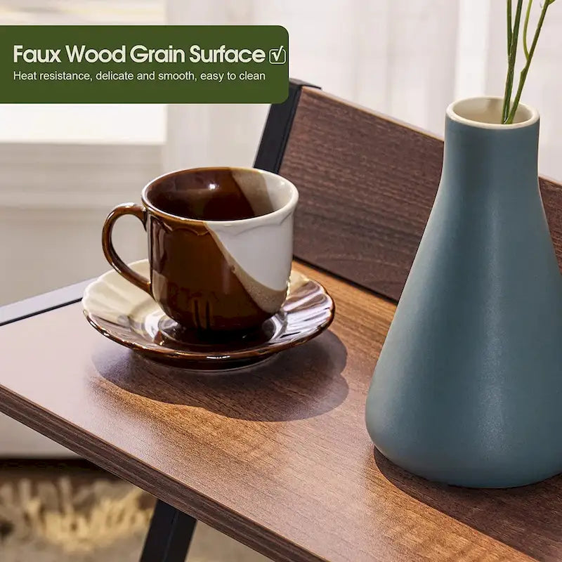 Table d'appoint Ivinta avec rangement, table de chevet moderne et simple