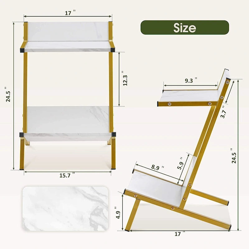 Table d'appoint Ivinta avec rangement, table de chevet moderne et simple