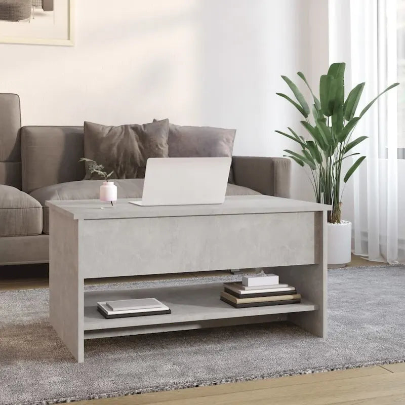 vidaXL Tavolino da Caffè con Ripiano Sollevabile Tavolino da Divano in Legno Ingegnerizzato - 80 x 50 x 42.5