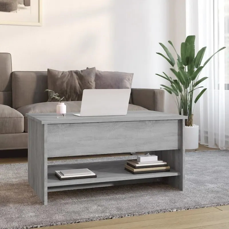 vidaXL Tavolino da Caffè con Ripiano Sollevabile Tavolino da Divano in Legno Ingegnerizzato - 80 x 50 x 42.5