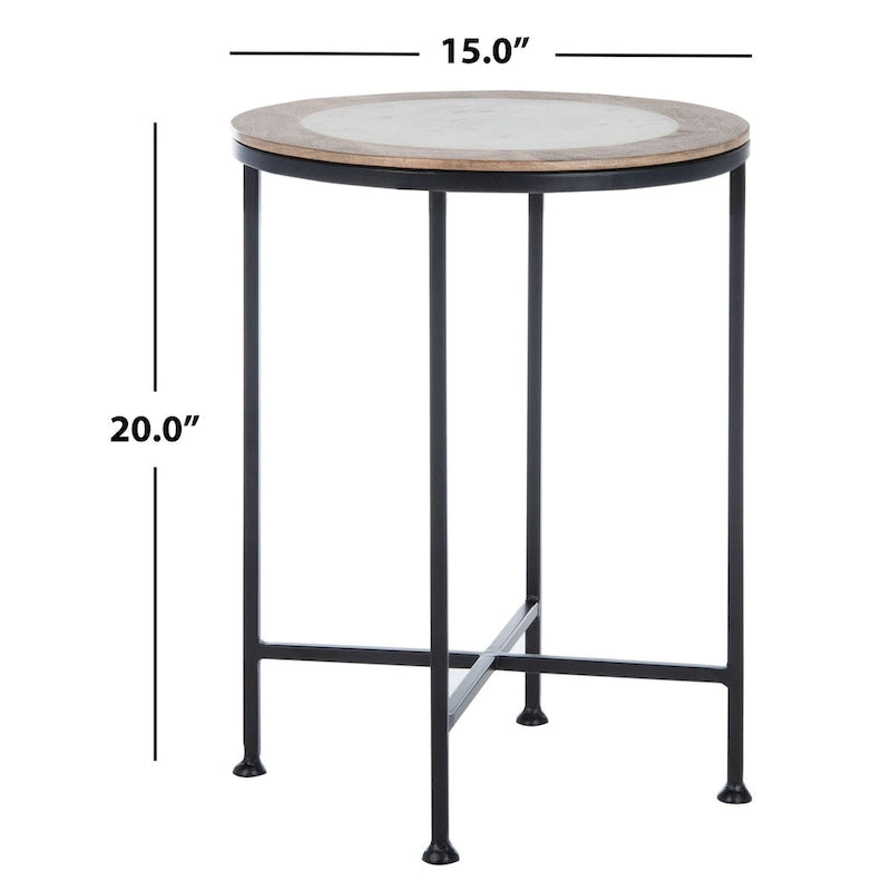 Table d'appoint Giouli SAFAVIEH - 15 x 15 x 20 - 15L x 15P x 20H