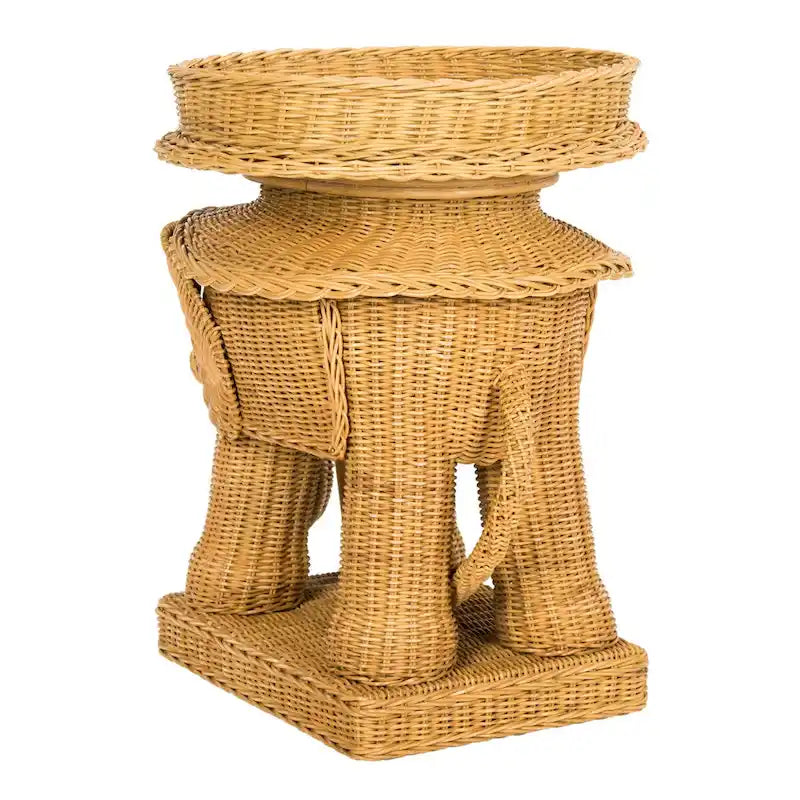 SAFAVIEH Tavolino d'Appoggio Contenitore Bilek Naturale - 25 x 17.5 x 21.5 - 25Lx18Px22A