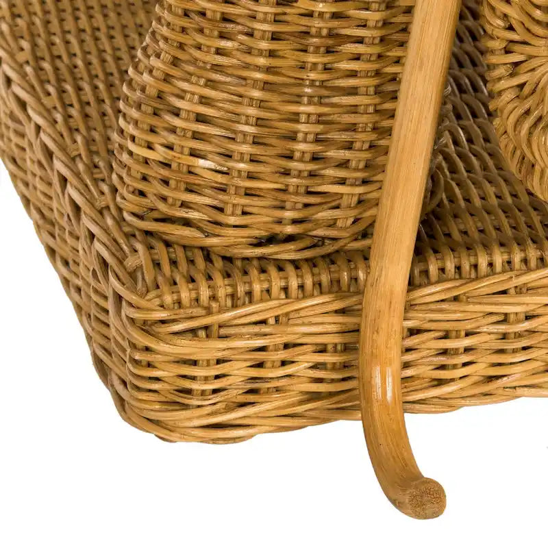 SAFAVIEH Tavolino d'Appoggio Contenitore Bilek Naturale - 25 x 17.5 x 21.5 - 25Lx18Px22A