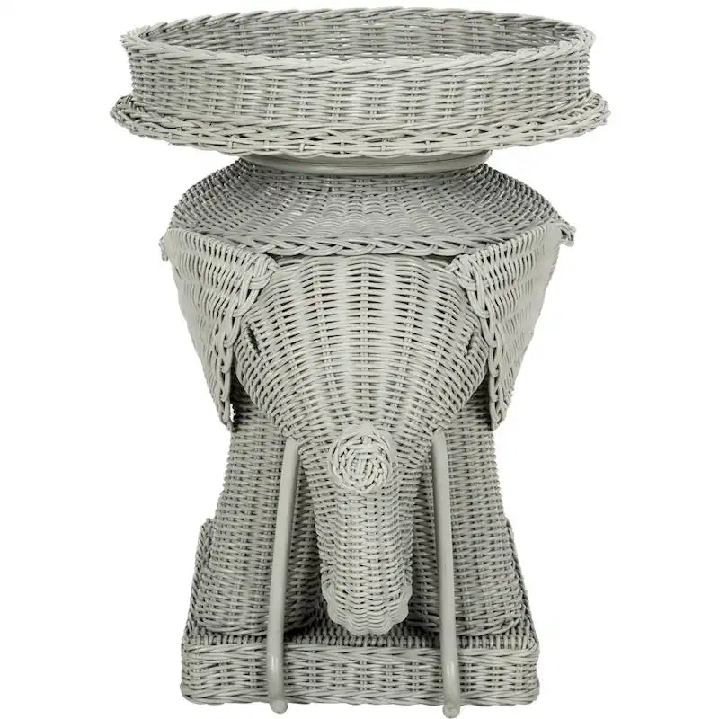 SAFAVIEH Tavolino d'Appoggio Contenitore Bilek Naturale - 25 x 17.5 x 21.5 - 25Lx18Px22A