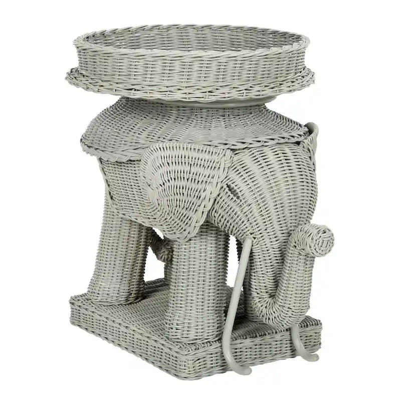 SAFAVIEH Tavolino d'Appoggio Contenitore Bilek Naturale - 25 x 17.5 x 21.5 - 25Lx18Px22A