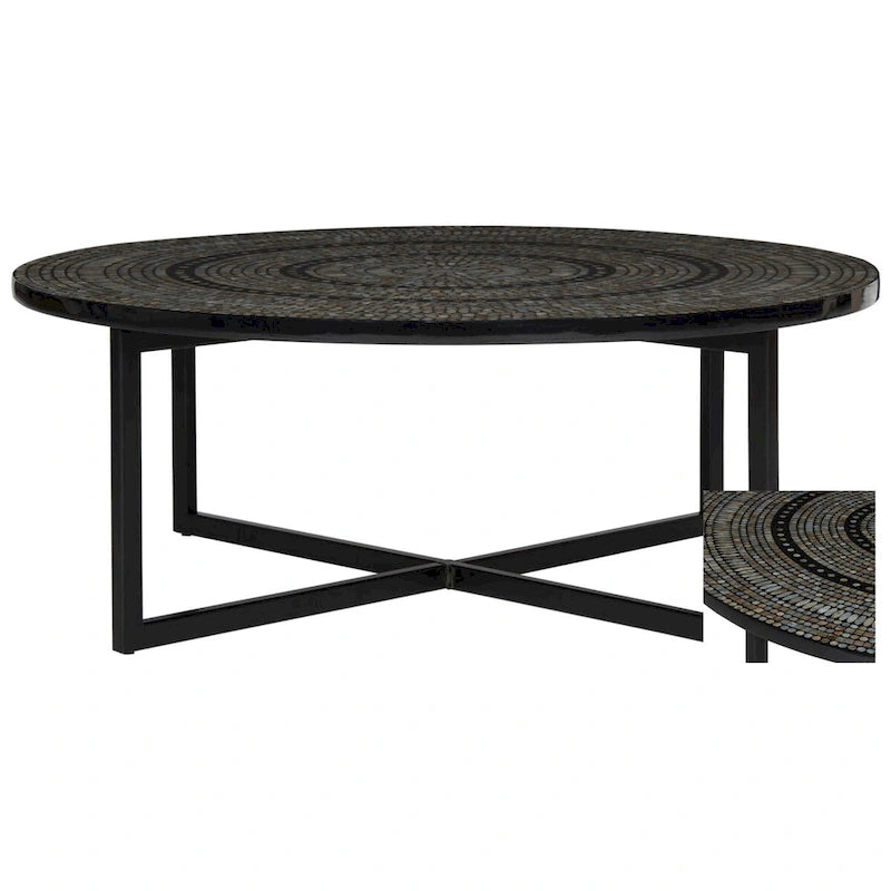 SAFAVIEH Marharita Tavolino da caffè crema - 39,8 x 39,8 x 15,4 - 40Wx40Dx15H